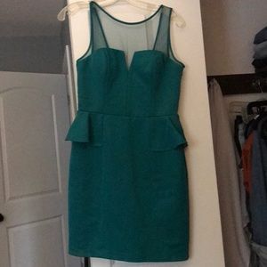 turquoise dress. Mini